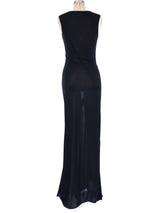 Donna Karan Sleeveless Jersey Gown Dress arcadeshops.com