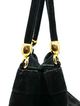 Escada Embellished Suede Bucket Bag Accessory arcadeshops.com