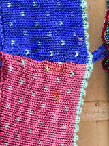 Patchwork Knit Cardigan Jacket arcadeshops.com