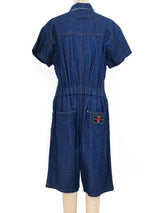 Gaultier Jeans Denim Romper Suit arcadeshops.com