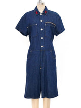 Gaultier Jeans Denim Romper Suit arcadeshops.com