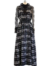 Geoffrey Beene Lace Overlay Maxi Dress Dress arcadeshops.com