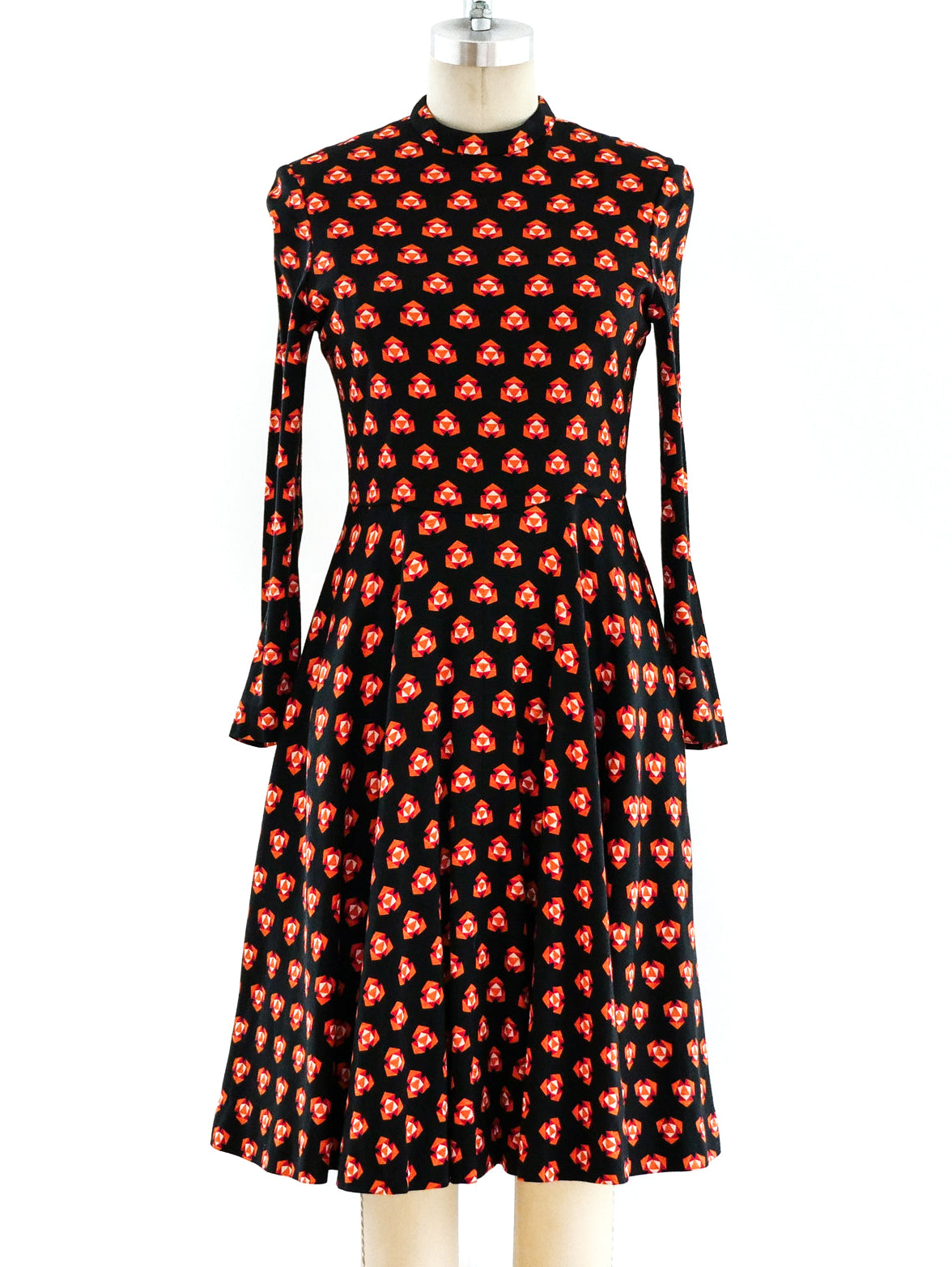 Geoffrey Beene Printed Jersey Dress Geoffrey Beene Printed Jersey Dress