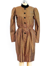 Givenchy Copper Lurex Dress Dress arcadeshops.com