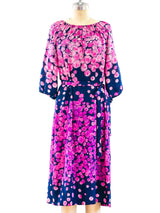Givenchy Couture Floral Silk Dress Dress arcadeshops.com