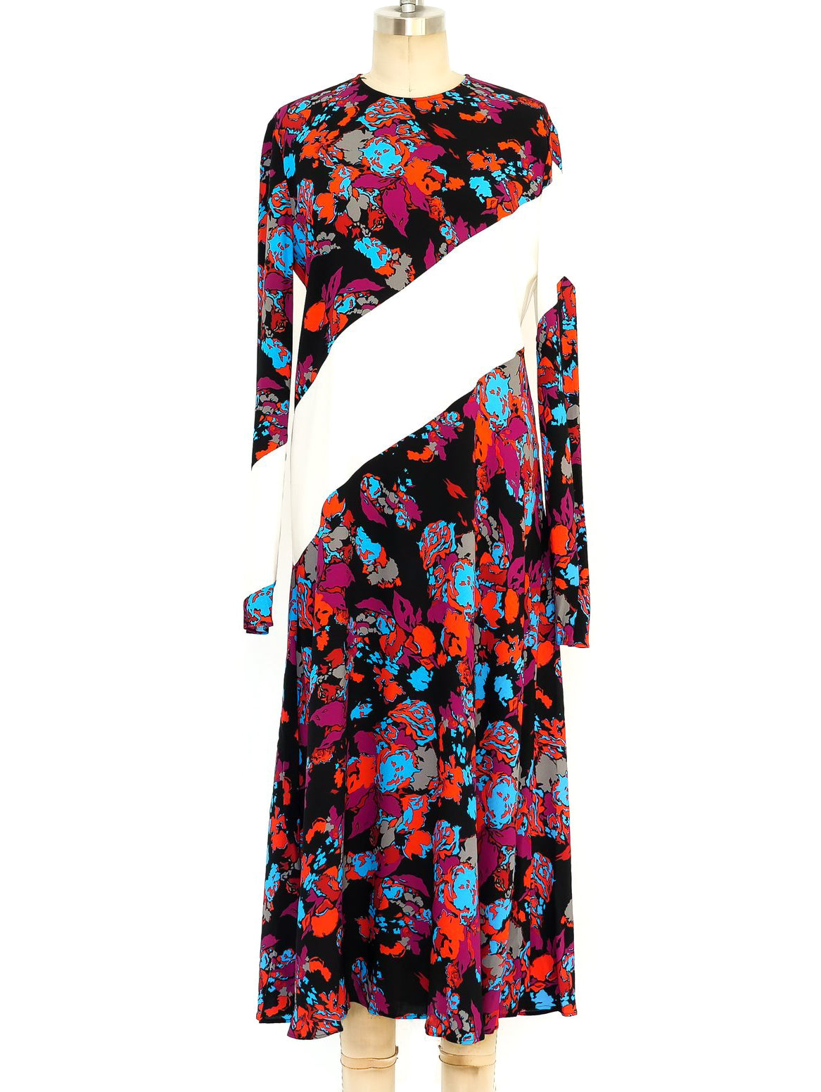 Givenchy Floral Crepe Dress