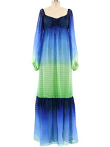 Givenchy Ombre Silk Gown Dress arcadeshops.com