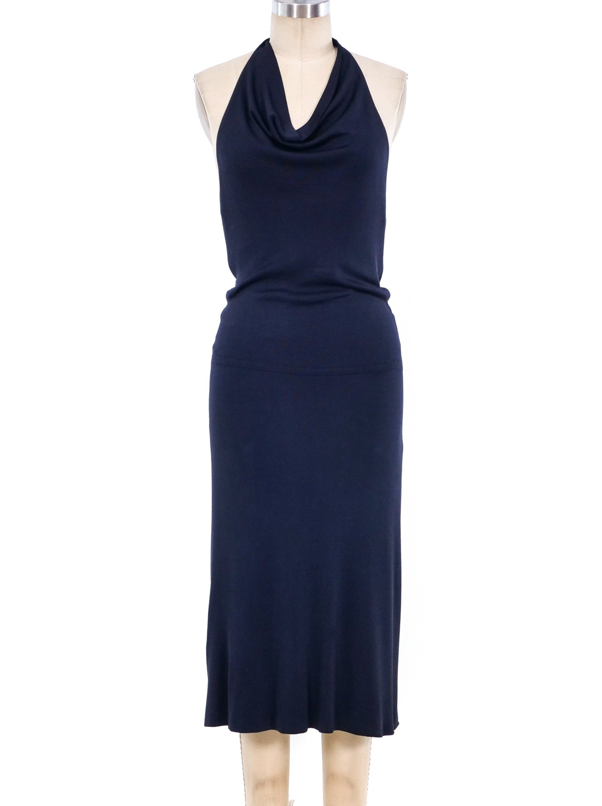 1970's Halston Halter Dress 1970's Halston Halter Dress