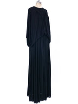 Embellished Batwing Sleeve Jersey Dress Dress arcadeshops.com