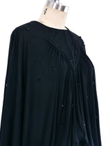 Embellished Batwing Sleeve Jersey Dress Dress arcadeshops.com