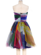 Naeem Khan Rainbow Tulle Cocktail Dress Dress arcadeshops.com