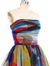 Naeem Khan Rainbow Tulle Cocktail Dress Dress arcadeshops.com