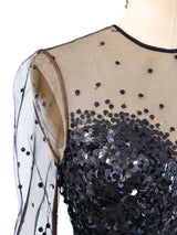 Paul Louis Orrier Sequin Embellished Cocktail Dress Dress arcadeshops.com
