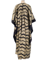 Metallic Gold Chevron Caftan Dress arcadeshops.com