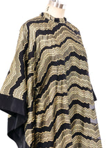 Metallic Gold Chevron Caftan Dress arcadeshops.com
