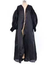 Puff Sleeve Silk Evening Coat Jacket arcadeshops.com