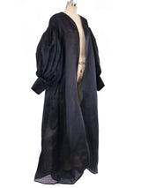 Puff Sleeve Silk Evening Coat Jacket arcadeshops.com