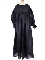Puff Sleeve Silk Evening Coat Jacket arcadeshops.com