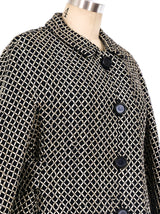 Galanos Ribbon Weave Coat Outerwear arcadeshops.com