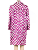 Mr. Blackwell Metallic Houndtooth Coat Outerwear arcadeshops.com