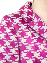 Mr. Blackwell Metallic Houndtooth Coat Outerwear arcadeshops.com