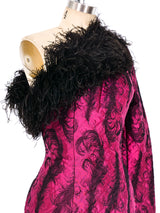 Patrick Kelly Feather Trimmed Quilted Dress Dress arcadeshops.com