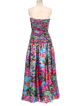 Albert Nipon Floral Paisley Dress Dress arcadeshops.com
