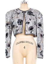 Richilene Embellished Cropped Jacket Jacket arcadeshops.com
