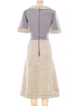 Rhinestone Embellished Tweed Dress Dress arcadeshops.com
