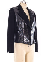 Christian Dior Snakeskin Embellished Jacket Jacket arcadeshops.com