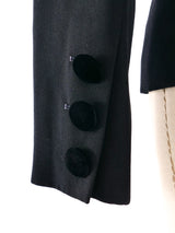 Yves Saint Laurent Velvet Trimmed Blazer Jacket arcadeshops.com