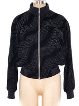 Marc Jacobs Glitter Embellished Bomber Jacket Jacket arcadeshops.com