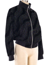Marc Jacobs Glitter Embellished Bomber Jacket Jacket arcadeshops.com