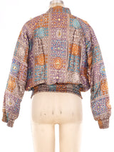 Embellished Brocade Bomber Jacket Jacket arcadeshops.com
