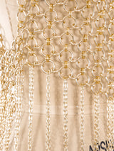 Gold Chainmail Fringe Top Top arcadeshops.com