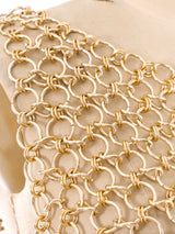 Gold Chainmail Fringe Top Top arcadeshops.com