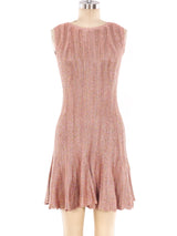 Alexander McQueen Rosegold Fit and Flare Dress Dress arcadeshops.com