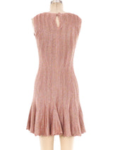 Alexander McQueen Rosegold Fit and Flare Dress Dress arcadeshops.com