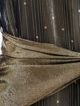 Lurex Striped Chiffon Caftan Dress arcadeshops.com