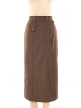 Fendi Military Inspired Skirt Bottom arcadeshops.com