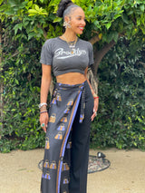 Roberta di Camerino Scarf Overlay Trousers Bottom arcadeshops.com