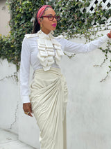 Viktor & Rolf Exaggerated Ruffle Top Top arcadeshops.com