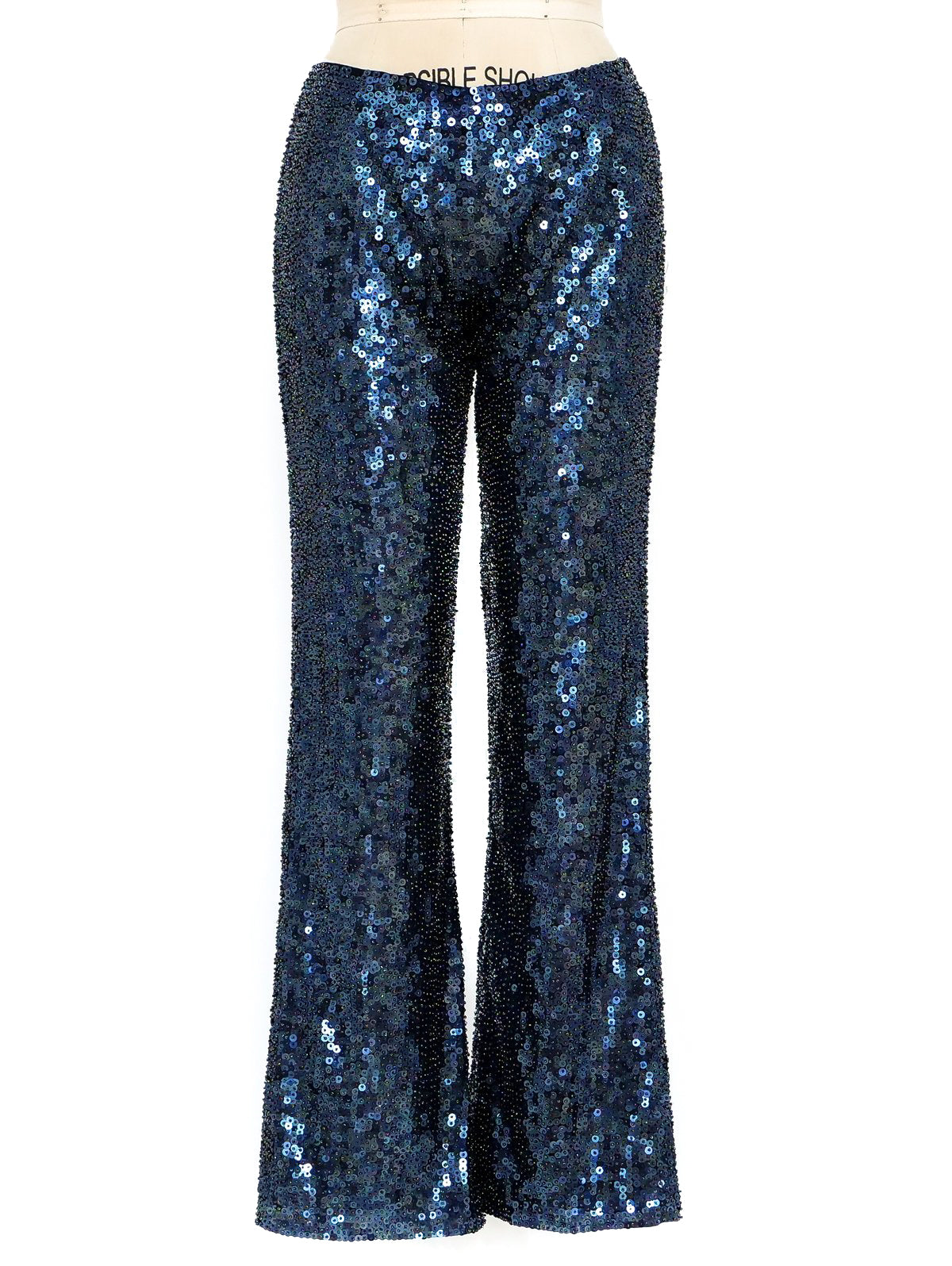 Sequin Stretch Pants - Gem