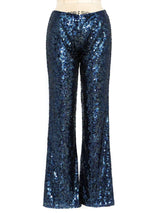 Iridescent Sequin Stretch Pants Bottom arcadeshops.com