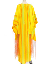 Josefa Striped Fringe Caftan Dress arcadeshops.com