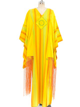 Josefa Striped Fringe Caftan Dress arcadeshops.com