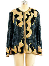 Judith Ann Quilted Sequin Jacket Jacket arcadeshops.com