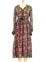 Judith Ann Tissue Silk Floral Dress Dress arcadeshops.com