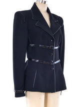 Karl Lagerfeld Belted Jacket Jacket arcadeshops.com