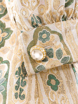 Bill Blass Metallic Brocade Dress Dress arcadeshops.com